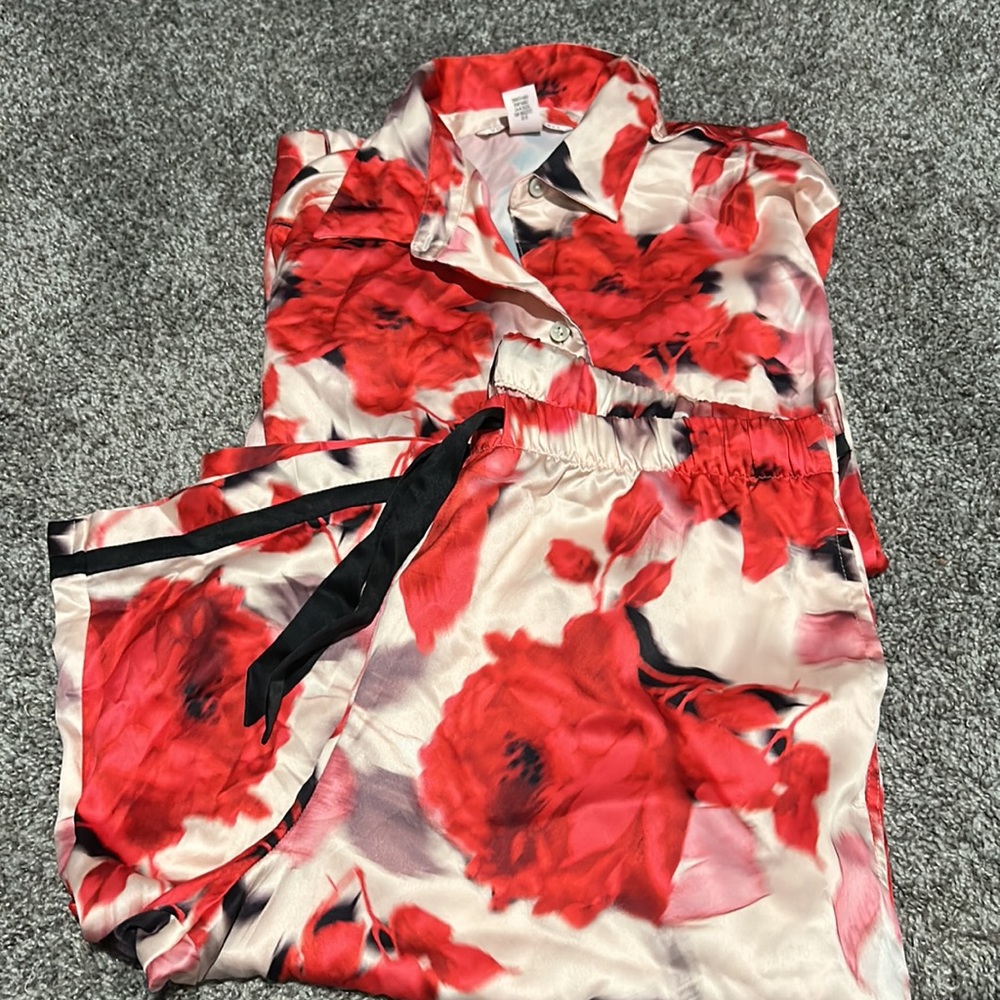 Silk pajama set